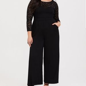 Torrid lace sleeve jumper